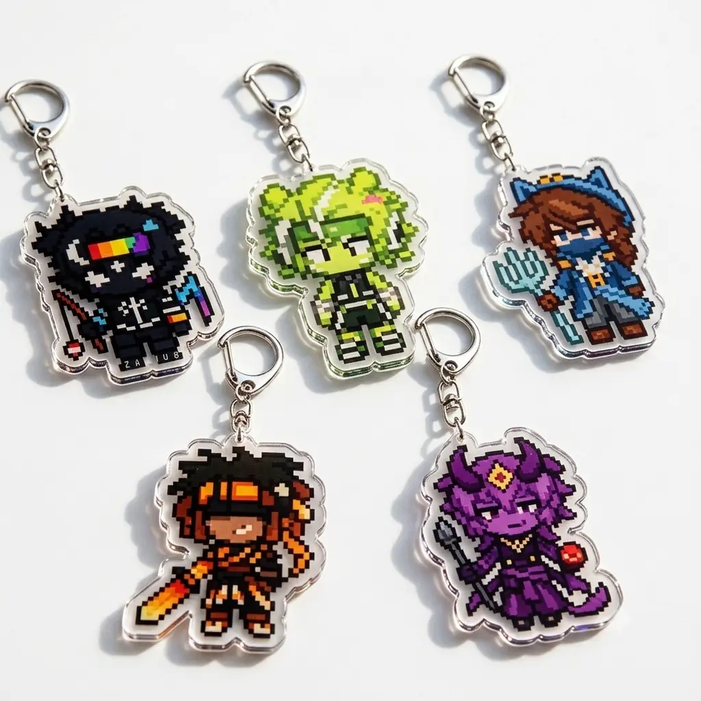 Unstable Universe, MCYT Wifies, Squiddo, Ashswag, PrinceZam, Eggchan & Spoke Game Character Charm, Fan Gift
