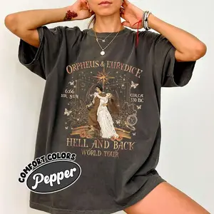 Orpheus and Eurydice Comfort Colors® Shirt, Greek Mythology Poet T-shirt, Goddess Light Academia