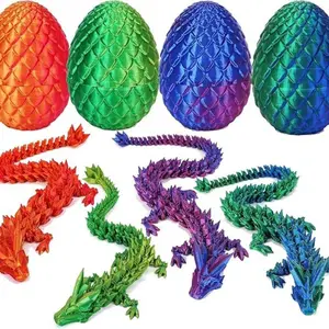 Dragon Egg Ornament Set, Creative Trendy Toy Gift Box, Modern Home Decor, Ideal Present for Boys and Girls, Portable Design