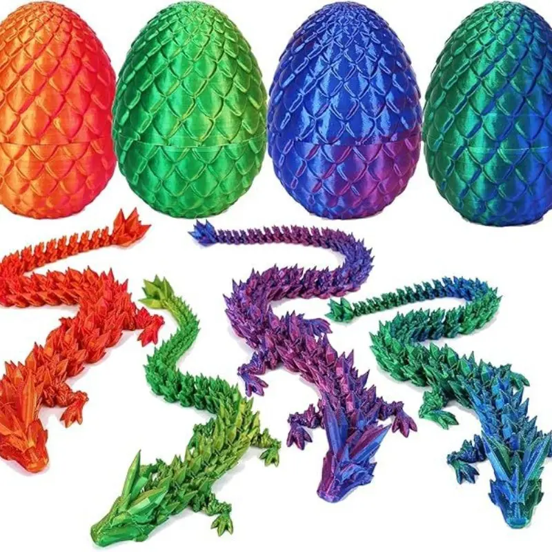 Dragon Egg Ornament Miniature Set, Creative Trendy Toy Gift Box, Modern Home Decor, Ideal Present for Boys and Girls, Portable Design, Dinosaur Eggs