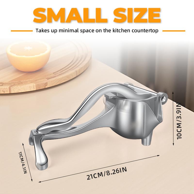 Aluminum manual press -Silent Hand juicer Effortless vegetable & Fruit Juice Extraction at Home!