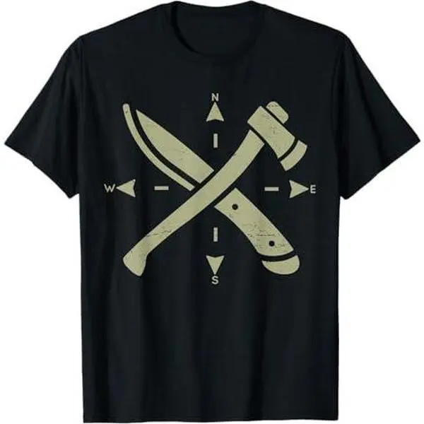 Camping Bushcraft Adventure Survival Wilderness Camper T-Shirt