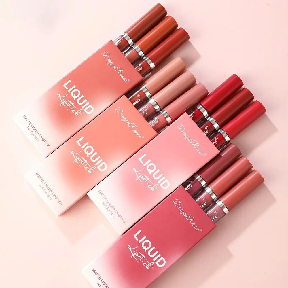 Matte Lipstick Cosmetic Long Lasting Waterproof Lip Glaze Nonstick Easy To Apply Long Lasting Lipgloss Suitable For Beginners Beauty Makeup Cosmetic