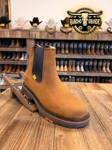 Botin de Trabajo para Hombre Resistente a Resbalones / Mens Slip Resistant Work Boots