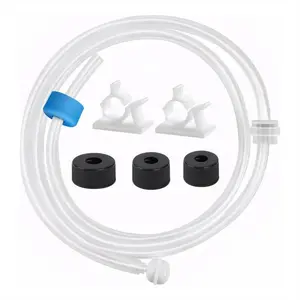 Soap Dispenser Extension Tube Kit for Kitchen Sink, 47Inch Soap Dispenser Tube with Upgraded Check Valve