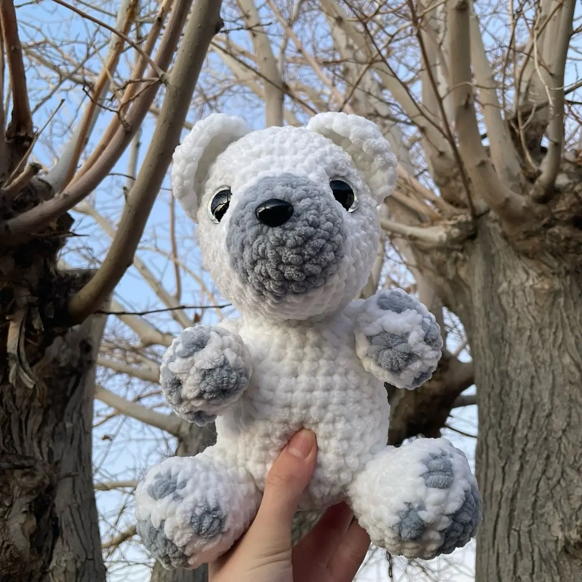 Polar Bear Crochet Plush