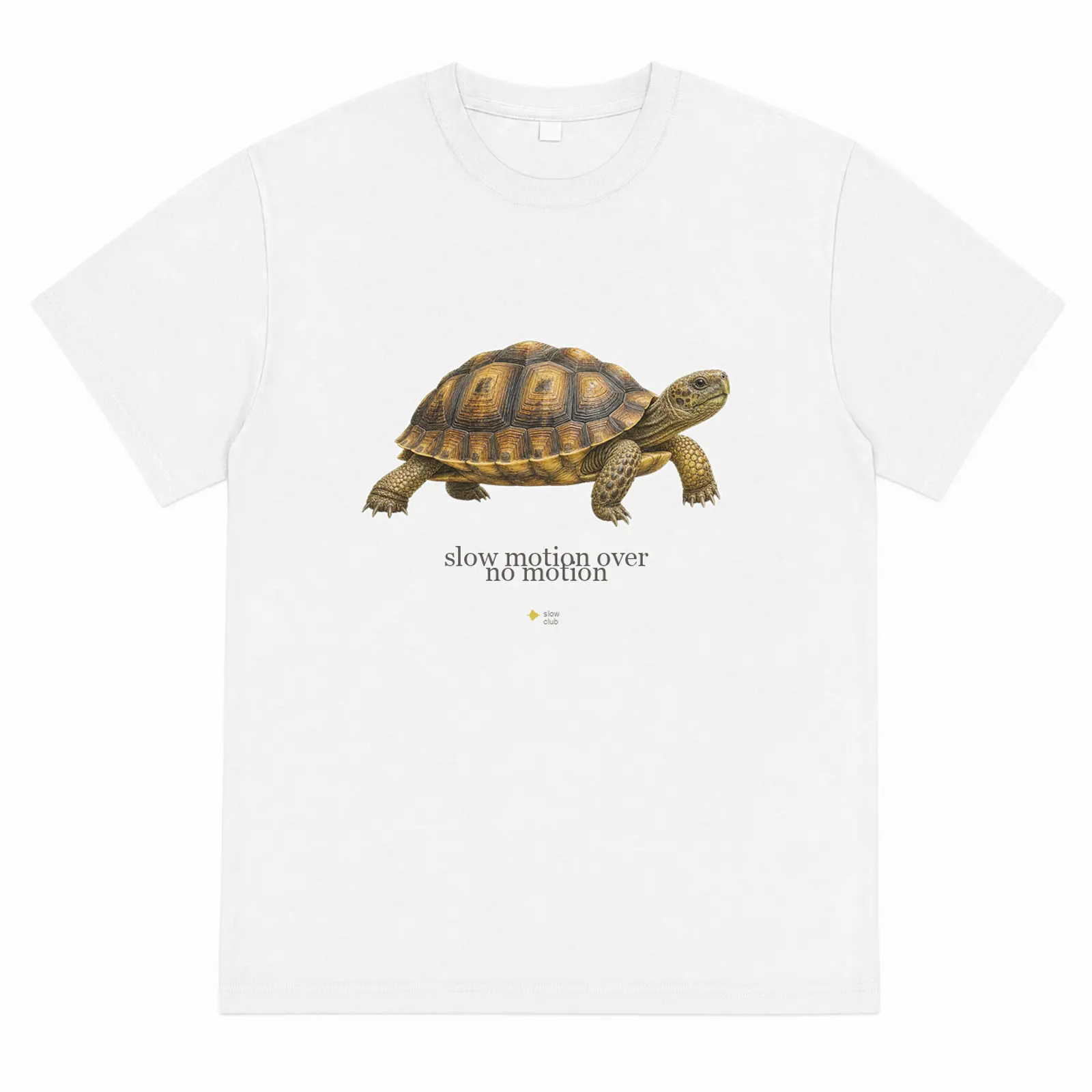 Slow Motion Turtle Sports Top - Casual Cotton Retro Menswear Shirt with Vintage Graphic, Classic Simple Design for Men Joggers, Summer Vacation Cargo-Inspired Tee