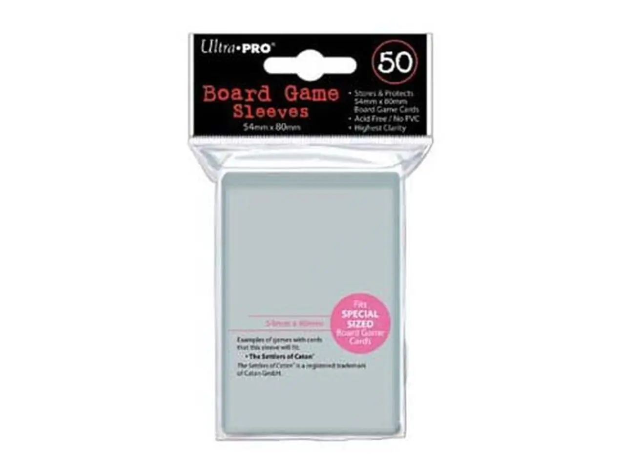 Ultra Pro Board Game Sleeve - 54mm x 80mm - 50pk