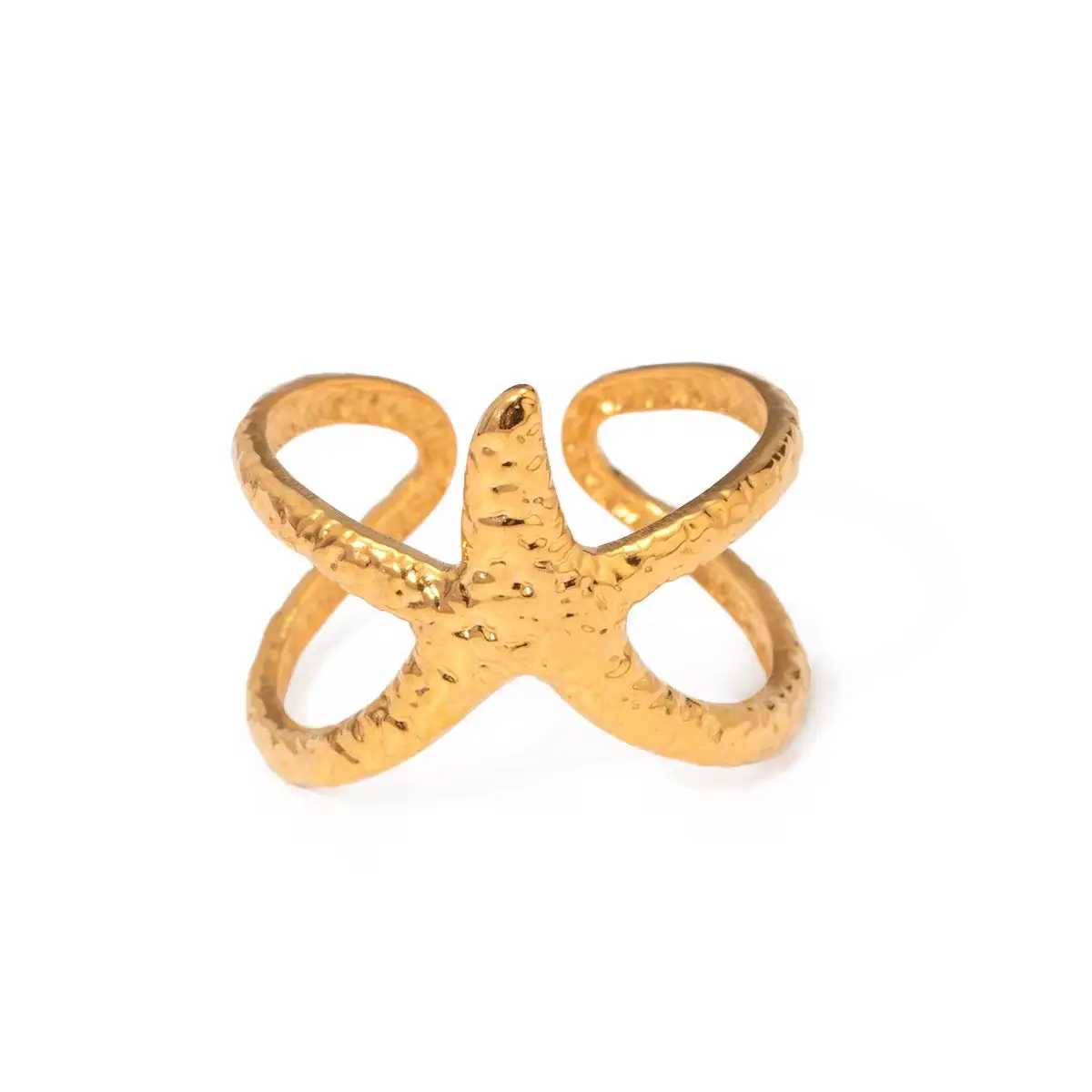 18K Starfish Ring