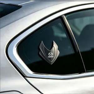 Car Shield Window Side Sticker for Mazda 3 Bk Bl 323 Axela Atenza Cx-3 Cx-4 Cx5 Cx-7, 3D Metal Body Panel Decorative Decal