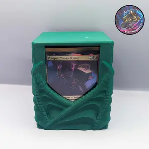 3d printed Dragon Deck Box for magic & pokemon cards