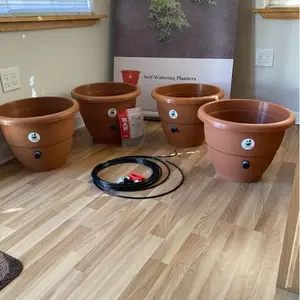 16-inch 4 Planter Food Kit with Torpedopots and Accessories for Garden Growth Eco-Friendly Durable Irrigation System