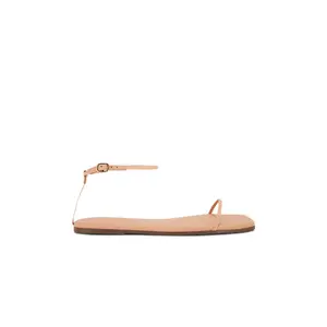 TKEES Square Toe Twiggy Sandal in Nude Beach