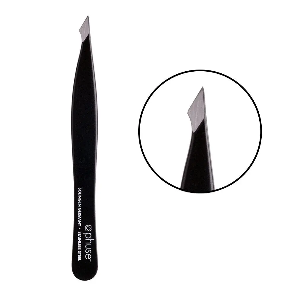 Pluck It Slant-Tip Tweezer, Precision Beauty Makeup Tool for Eyebrow Grooming & Facial Hair Removal