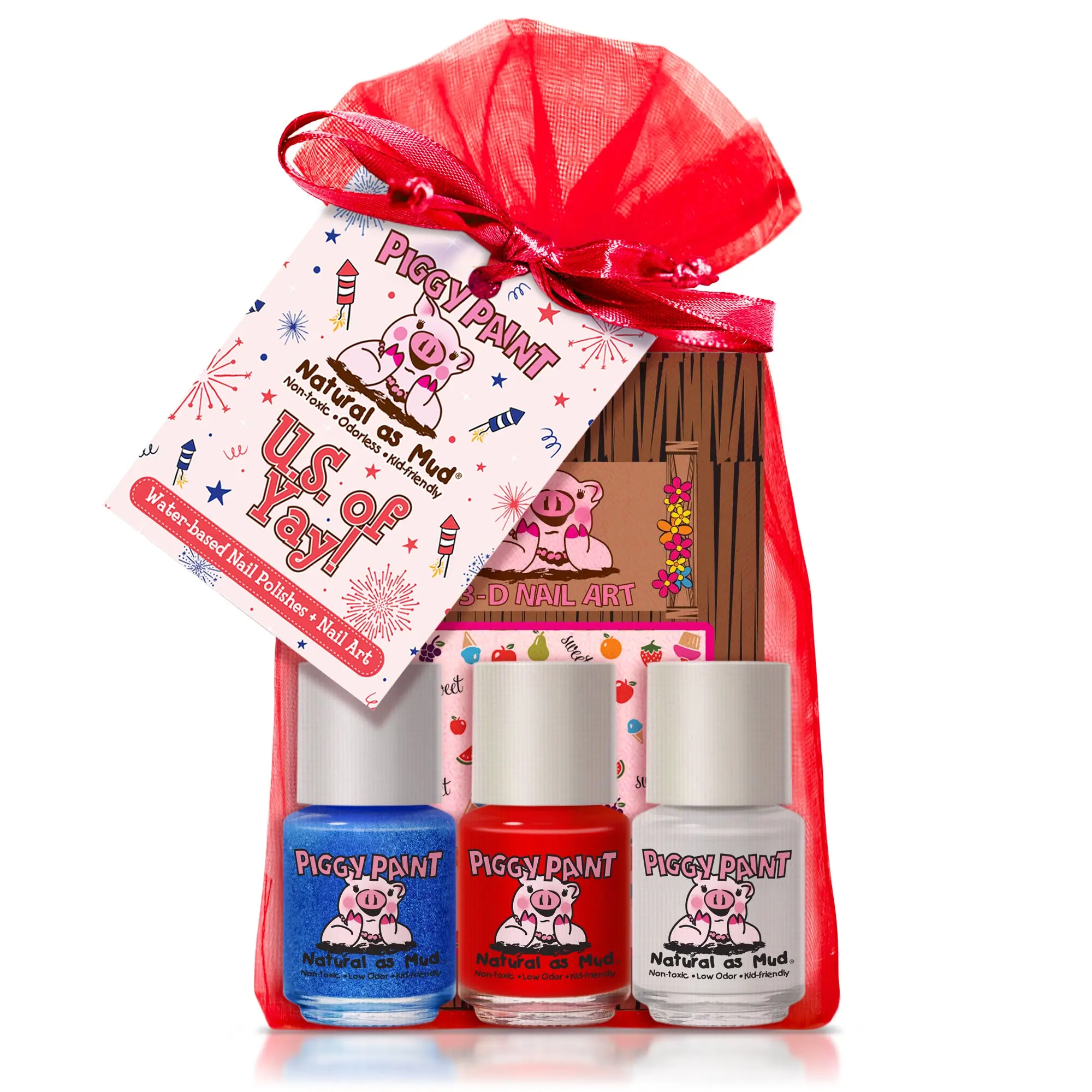 U.S. of YAY! Gift Set - Piggy Paint Kids Non-toxic Nail Polish U.S. of YAY! Gift Set - Piggy Paint Kids Non-toxic Nail Polish