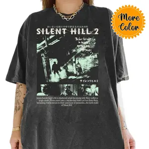 Silent Hill 2 Retro Gaming Tee For Women, Cotton Unisex T-Shirt, Crew Neck, Size S- 3XL, Gift for Women, Trending T-shirt