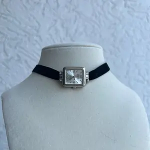 Black Velvet Watch Choker
