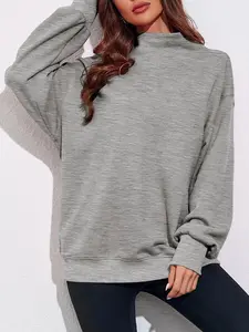 Women's Oversized Turtleneck Sweatshirt Long Sleeve Pullover Casual Tops
