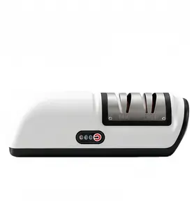 Electric Knife Sharpener 3-Stage Professional Kitchen Knife Sharpening System Fast & Automatic Electric Knife Sharpener for Chef Knives Stainless Steel Blades Serrated Knives Compact Home Kitchen Tool with Non-Slip Base summervibes☀️