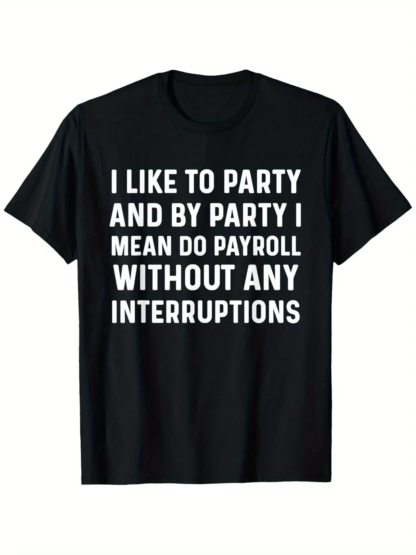 Men's 100% Cotton Short Sleeve Payroll Manager T-Shirt - Minimalist Fun Graphic, All-Seasons Soft Round Neck, Solid Texture, Casual Accountant Gift, Streetwear Menswear Top, Available in 2XL-5XL Clothes