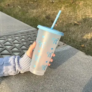 Butterfly Straw Cups with Lids, Holiday Party Gifts, Cute Design, Suitable for Coffee & Cream Tea, Ideal for Men Women, Drinkware, Bottle
