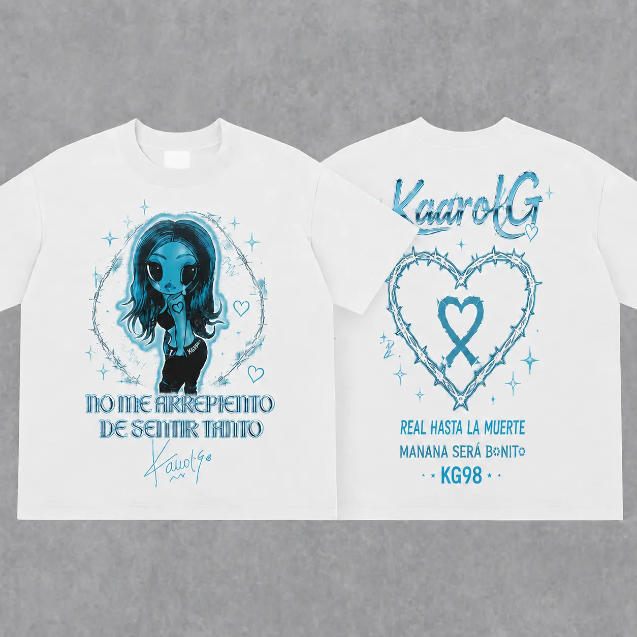 [LadyKillahStore] "No Me Arrepiento de Sentir Tanto" T-Shirt, New Album Latin Music Graphic Tee, 100% Cotton Shirt, La Bichota Fan Gift, Reggaeton Concert Merch