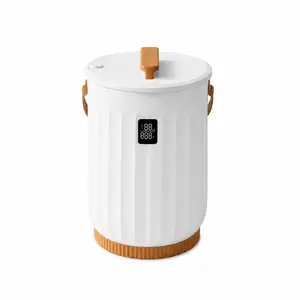 Luxury Towel Warmer Bucket – 4 Heating Modes, Self-Closing | Perfect for Bathroom & Spa Use