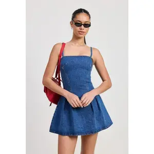 MINI PLEATED DRESS - Versatile Fit Design with Elastic Waistband, Ideal for Everyday Wear, Comfortable Fit sun  dress