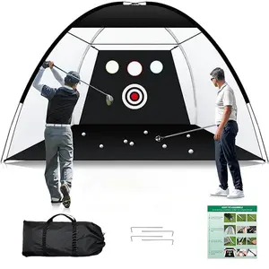 Outdoor Golf Hitting Net 10ft x 7ft with Accessories for Club and Backyard Practice
