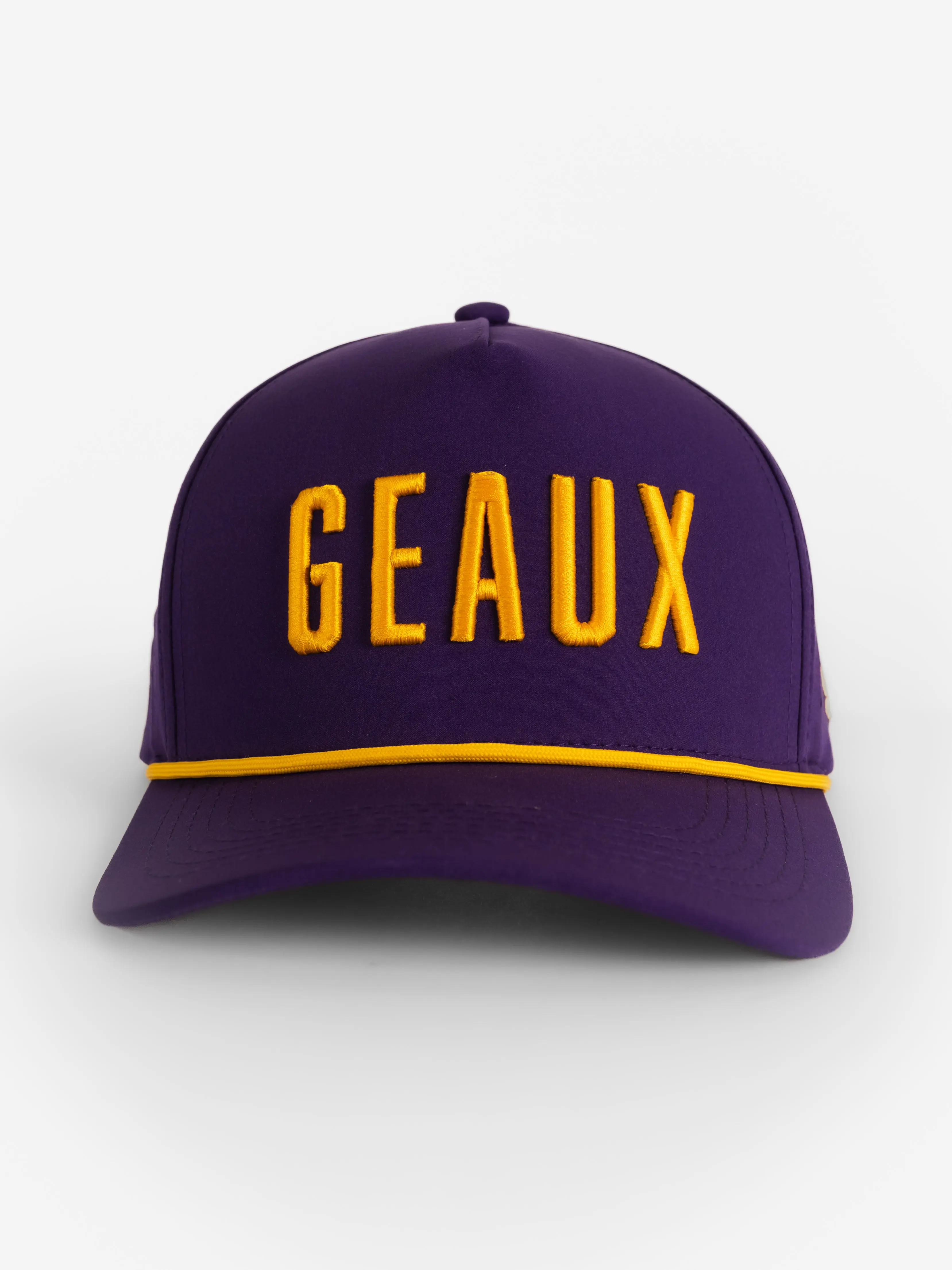 "GEAUX" Roped Moisture Wicking Purple Hat