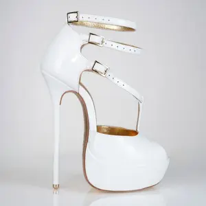 Princess White Patent Sandals 160mm