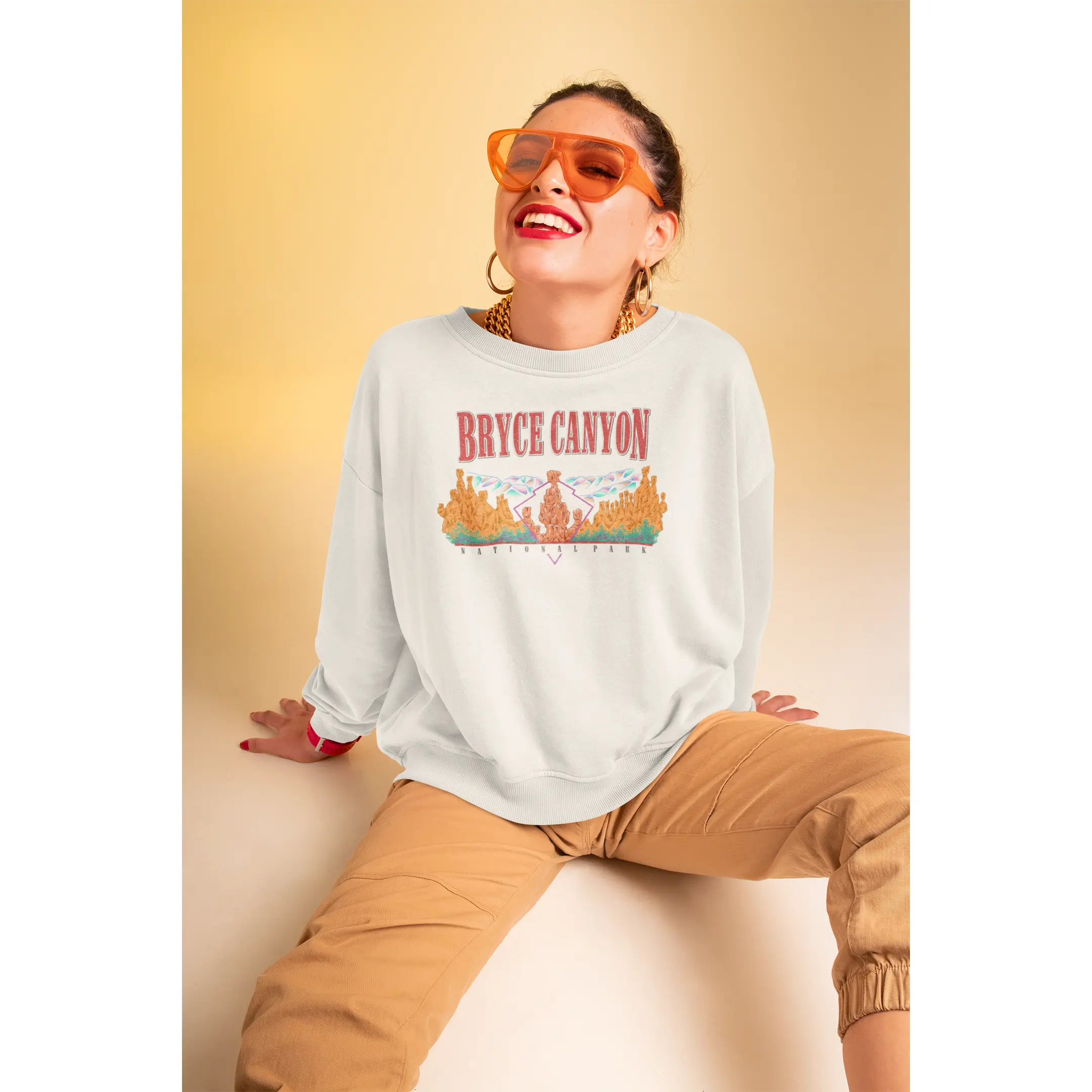Vintage Bryce Canyon National Park Pullover Sweatshirt