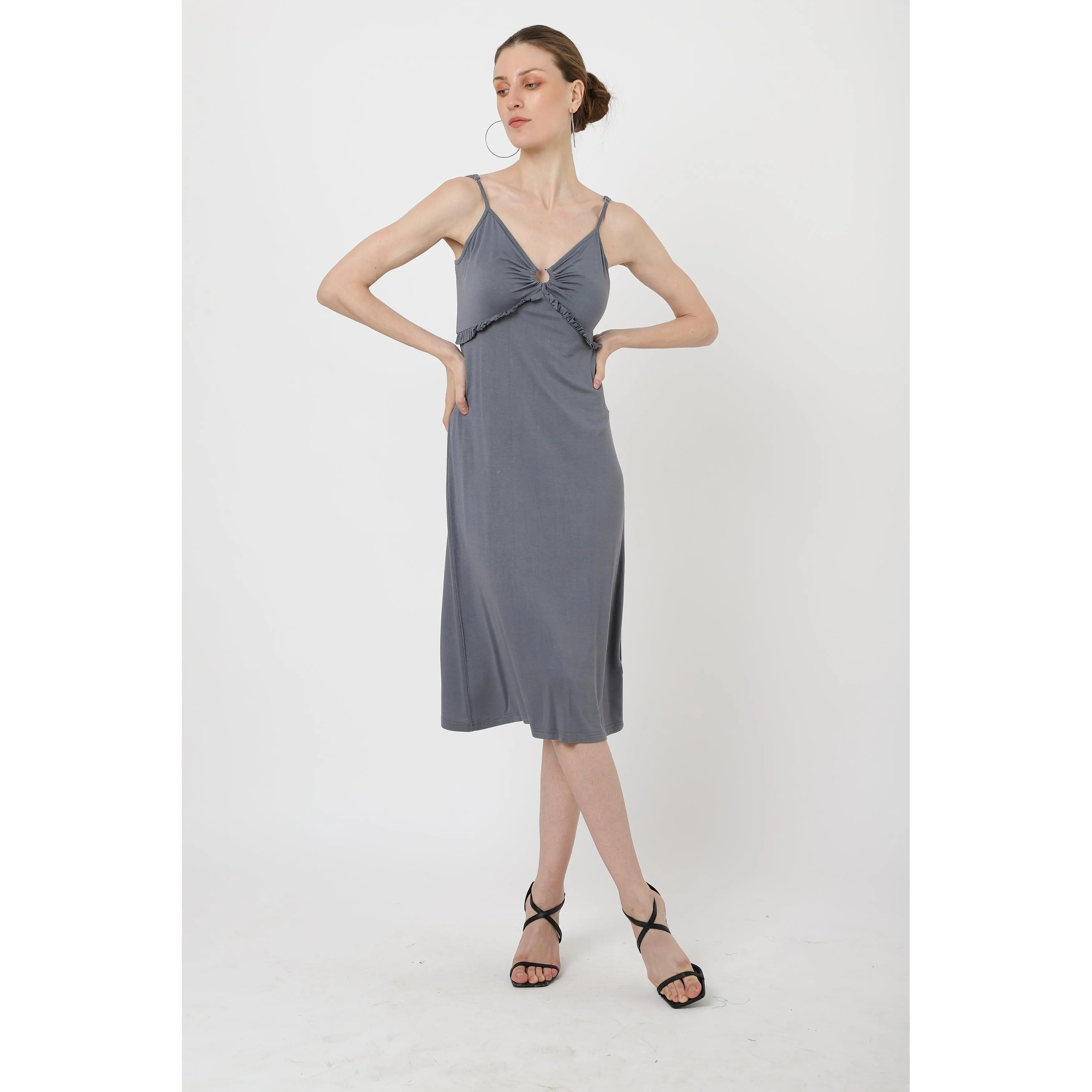 midi dress under 20 Perfect For You Sky Blue Button Down Midi Dress – Shop the Mint
