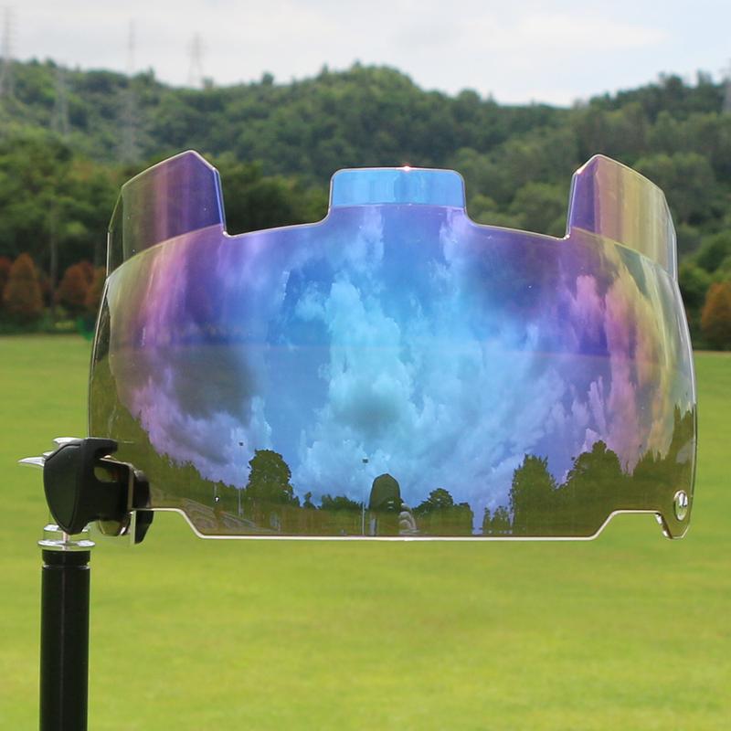 Football Visor, visor for helmet football，football accessories，football gear，REVO chrome color process,Flat Lens Technology,Anti-glare and UV protection,Fits Youth and Adult Football Helmets