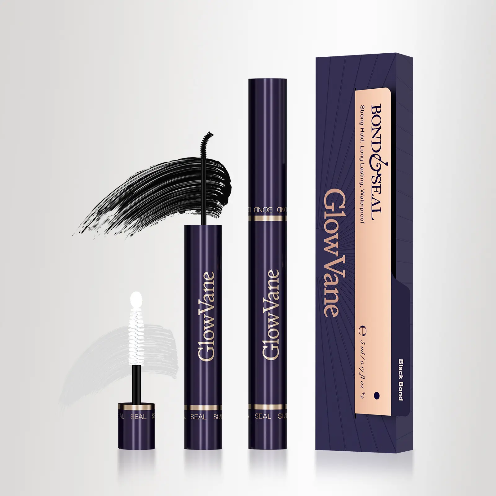 GlowVane Lash Bond & Seal Strong Hold, No Clumps | Waterproof & Long-Lasting for DIY Lash Extensions