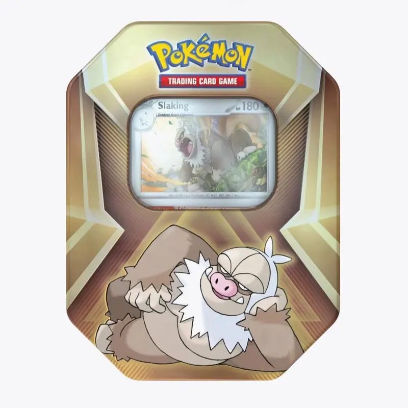 Pokmon Trading Card Game Slaking Tin - Includes 3 Foil Cards 3 Booster  Packs & Code Card - Official Pokmon Collectible - TikTok Shop