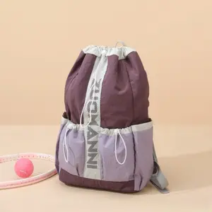 Nylon Drawstring Backpack, Travel Yoga Fitness Camping Outdoor Hiking Bag, Durable Lightweight Storage Solution