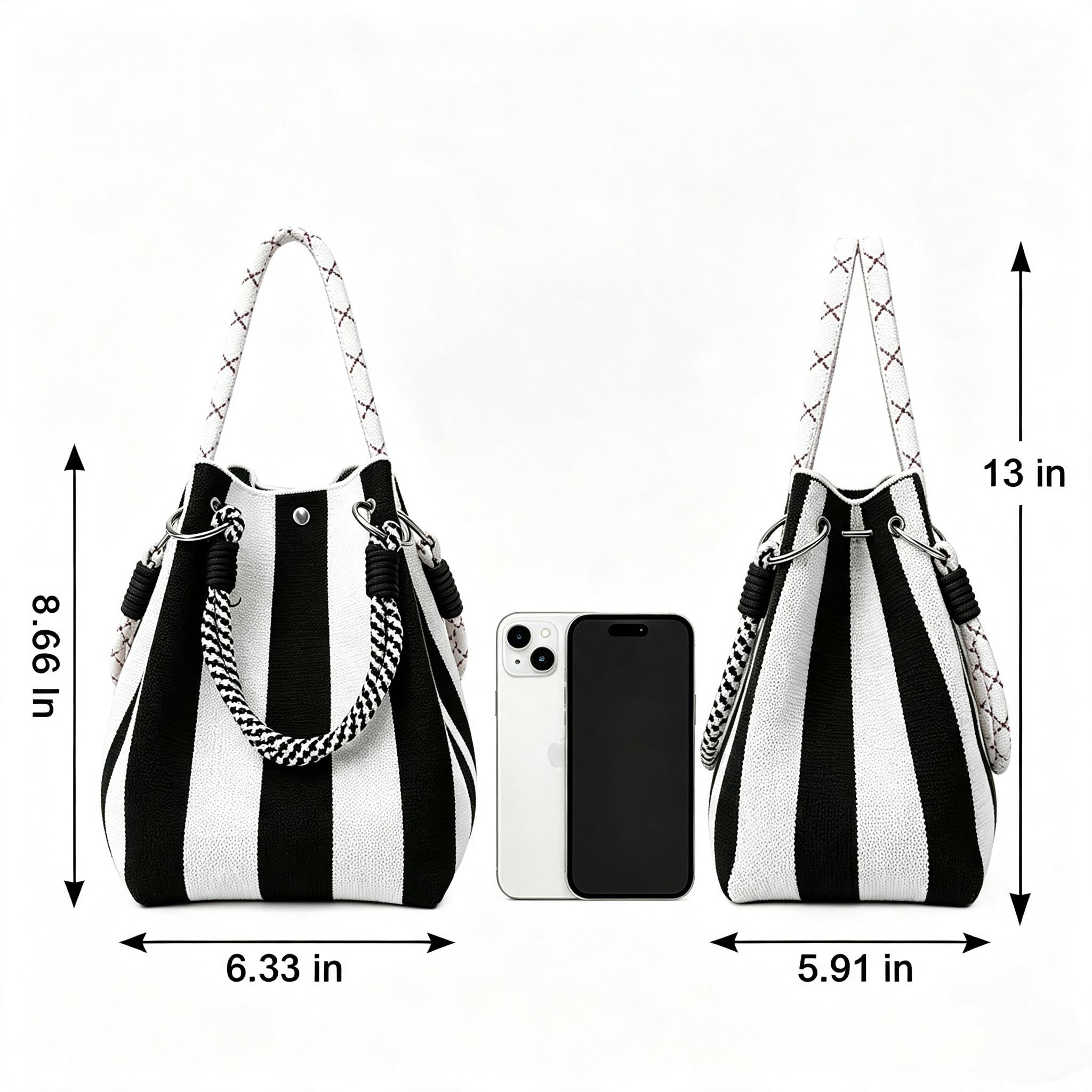 Mini boho woven bucket bag details