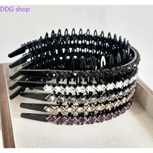 Women's 4-Piece Headbands Set - Faux Inlay, Exquisite Elegant Design - Ideal for Daily Wear, Gifting