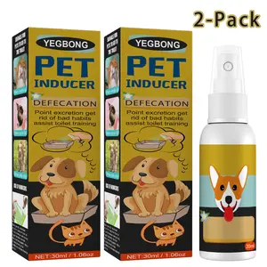 [2-Pack] Stop Your Pet From Peeing Everywhere! Pet Potty Training Spray, Natural Scent Attractant for Dogs & Cats to Use the Right Spot