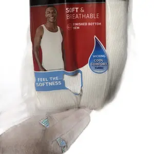 Hanes Men’s Cotton Tank Tops - Breathable, Lightweight Sleeveless Undershirts for Daily Wear, Casual Use