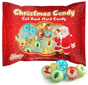 Christmas Candy, Cut Rack Hard Candy, Old Fashioned Christmas Candy, Delicious Christmas Hard Candy Treats Perfect Traditional Christmas Candy for Gifting, Stocking Stuffers. 8.04oz Bag
