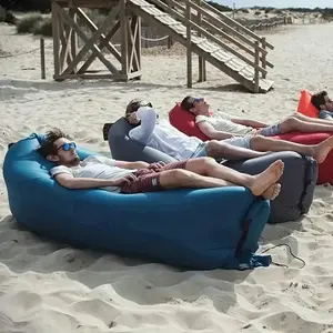 Portable Waterproof Inflatable Air Sofa Bed, Quick-Release Design, Ideal for Camping & Festivals, Leakproof Construction, Beanbag Lazy Sofa