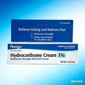 2-Pack Perrigo 1% Hydrocortisone Cream (28g Each), Maximum Strength Therapeutic Treatment, Fast Itch & Rash Relief, Eczema Relief, Psoriasis Treatment, Expires 6/26, Eczema Relief Cream, Psoriasis Treatment Cream