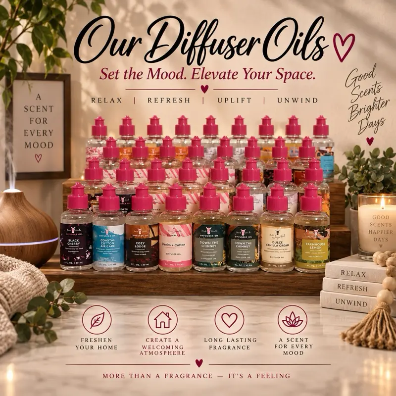 Pink Zebra Eco-Friendly Diffuser Oil - Non-Toxic Long Lasting Fragrance Phthalate-Free Made in USA for All Pink Zebra Diffusers