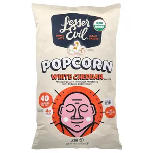 LesserEvil Popcorn, White Cheddar , 4.6 oz (130 g)
