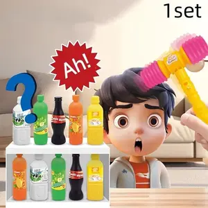 Durable Plastic Bottle Guessing Game for Kids, Fun Logic & Strategy Board Game, Educational Toy for Boys & Girls, Perfect Gift Idea, Tabletop Games