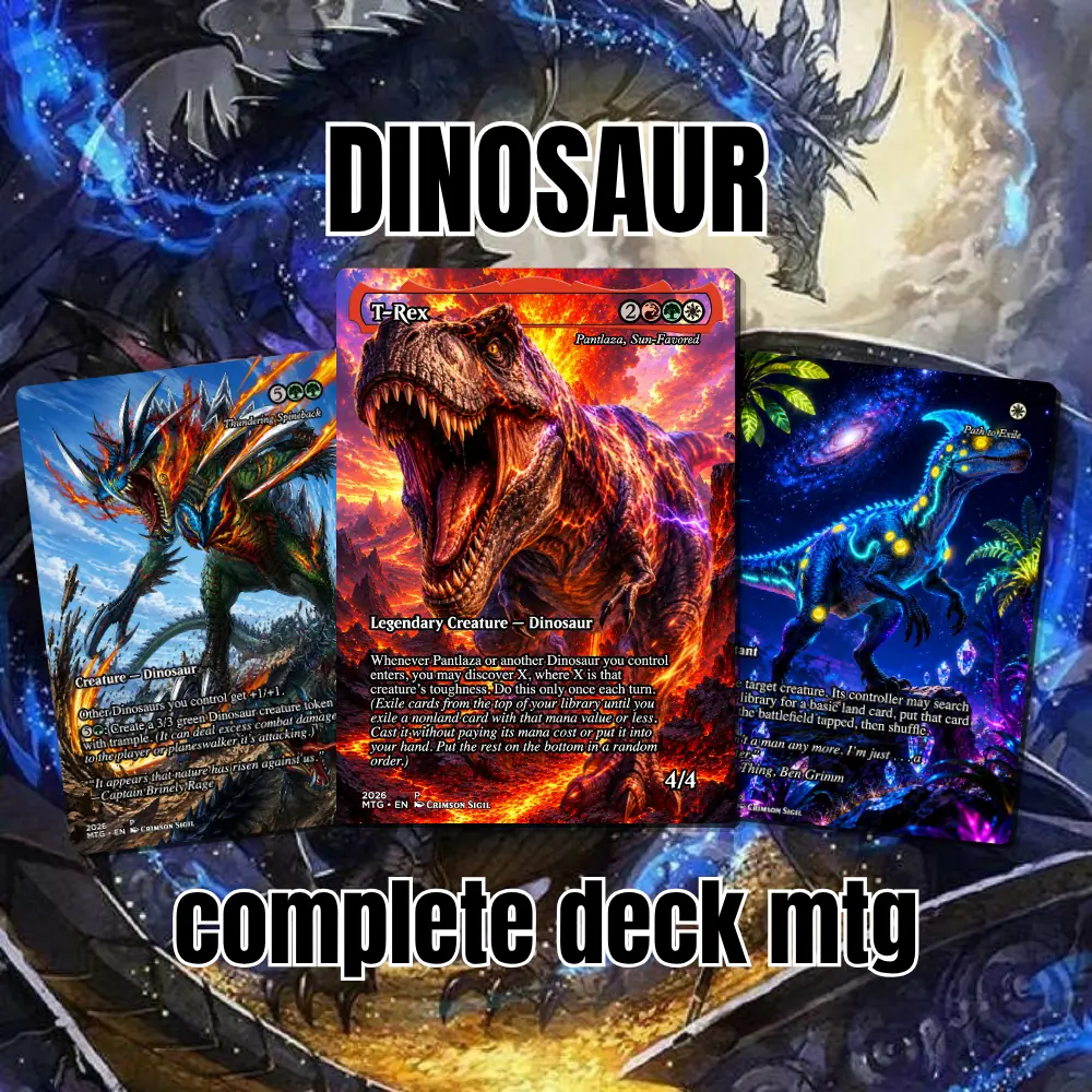 Dinosaur V2 Premium Commander Deck