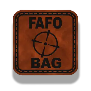 FAFO Bag Patch – Leatherette Morale Patch