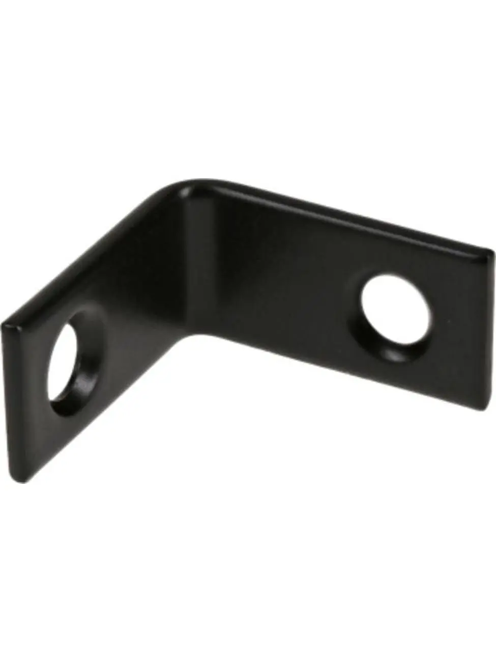Hillman Builders Hardware 853920 1" x 1/2" Dichromate Finish Black Corner Brace - Pack of 4 Corner Braces for DIY Projects, Garage